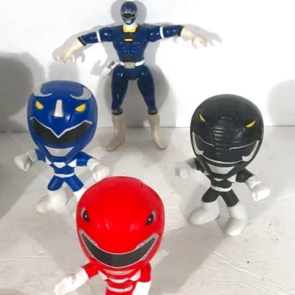 Mighty Morphin Power Rangers Vintage 90's Toy Toys Bundle - Picture 1 of 6